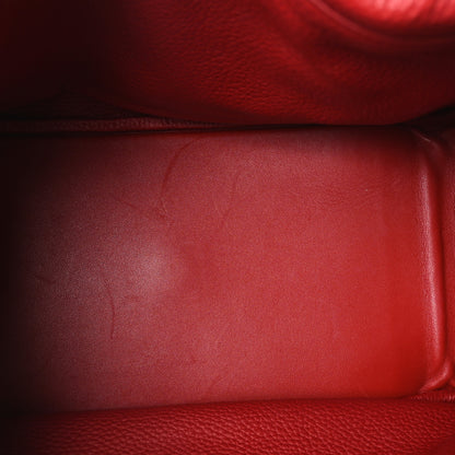 Hermes Taurillon Clemence Lindy 34 Rouge Garance 5 of 10
