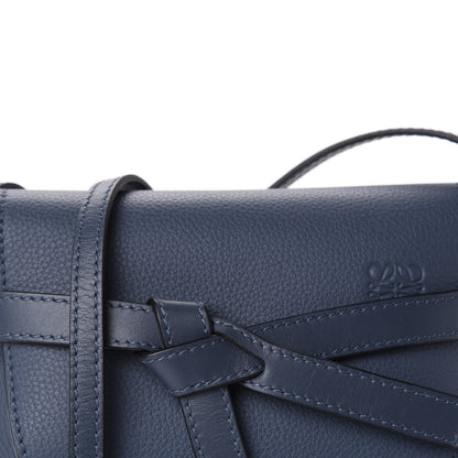 Loewe Grained Calfskin Mini Gate Crossbody Bag Steel Blue 9 of 9