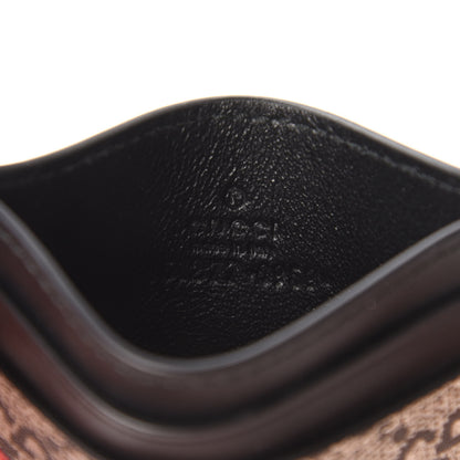 Gucci GG Supreme Monogram Kingsnake Card Holder Beige Black 6 of 7