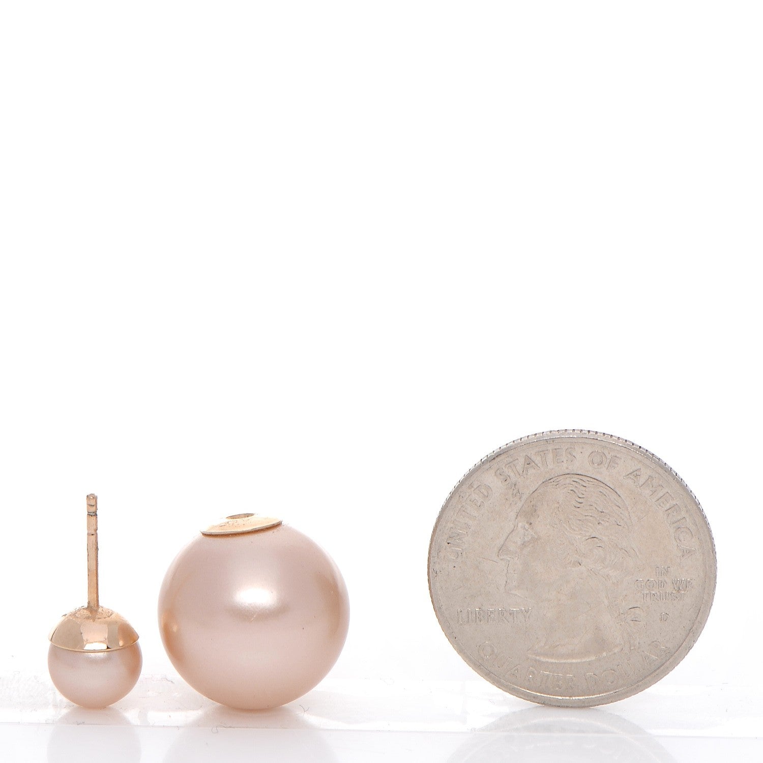 Christian Dior Pearl Mise En Dior Tribal Earrings Pink 2 of 5