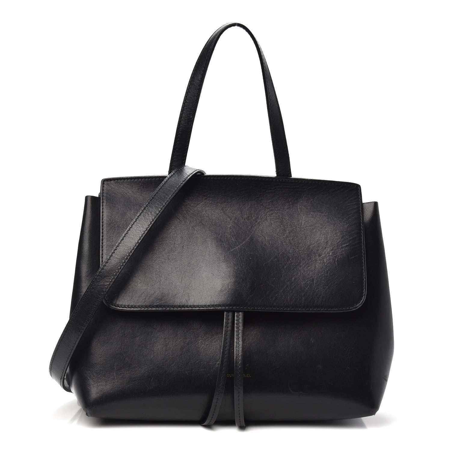 Mansur Gavriel Calfskin Mini Lady Bag Black Flamma 1 of 10