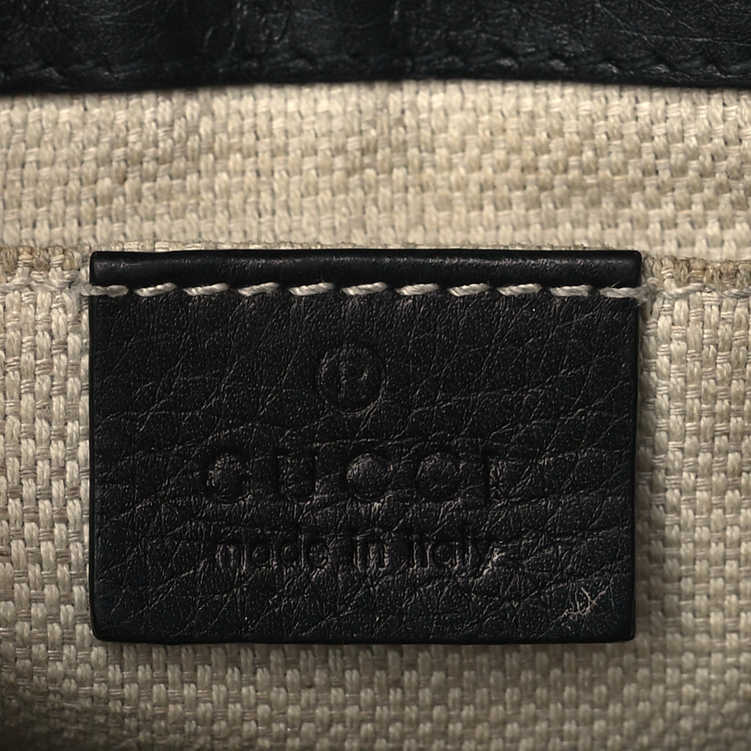 Gucci Pebbled Calfskin Small Soho Flap Crossbody Black 6 of 10