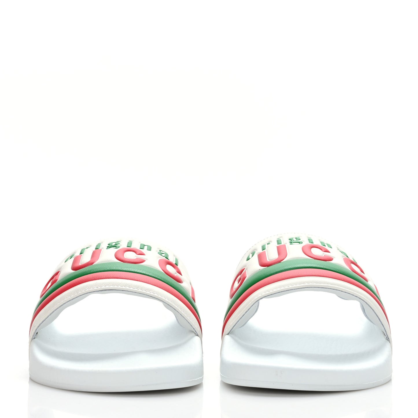Nappa Original Gucci Mens Slide Sandals 9 Great White