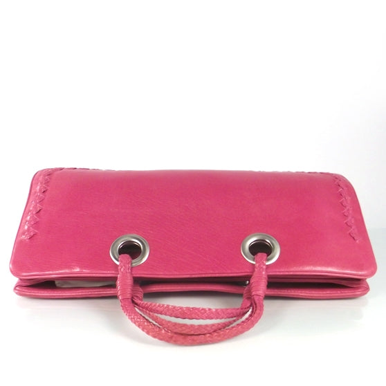 Leather East West Bag Pink