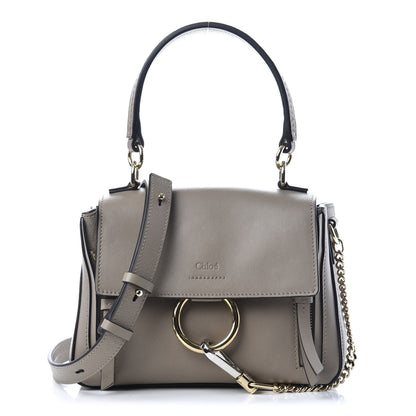 Chloe Calfskin Mini Faye Day Shoulder Bag Motty Grey 1 of 17
