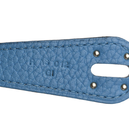 Hermes Taurillon Clemence Lindy 26 Bleu Paradis 7 of 12