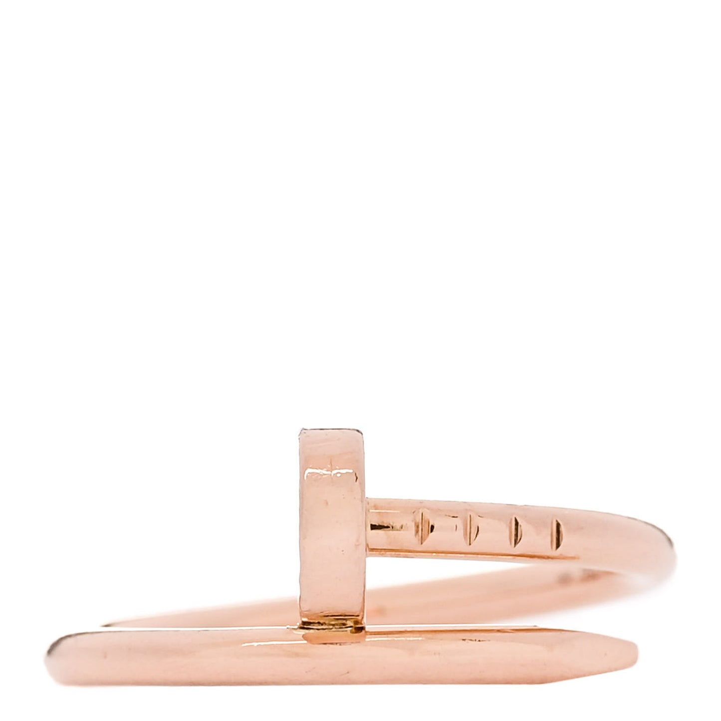 18K Pink Gold Small Juste Un Clou Ring 48 4.5