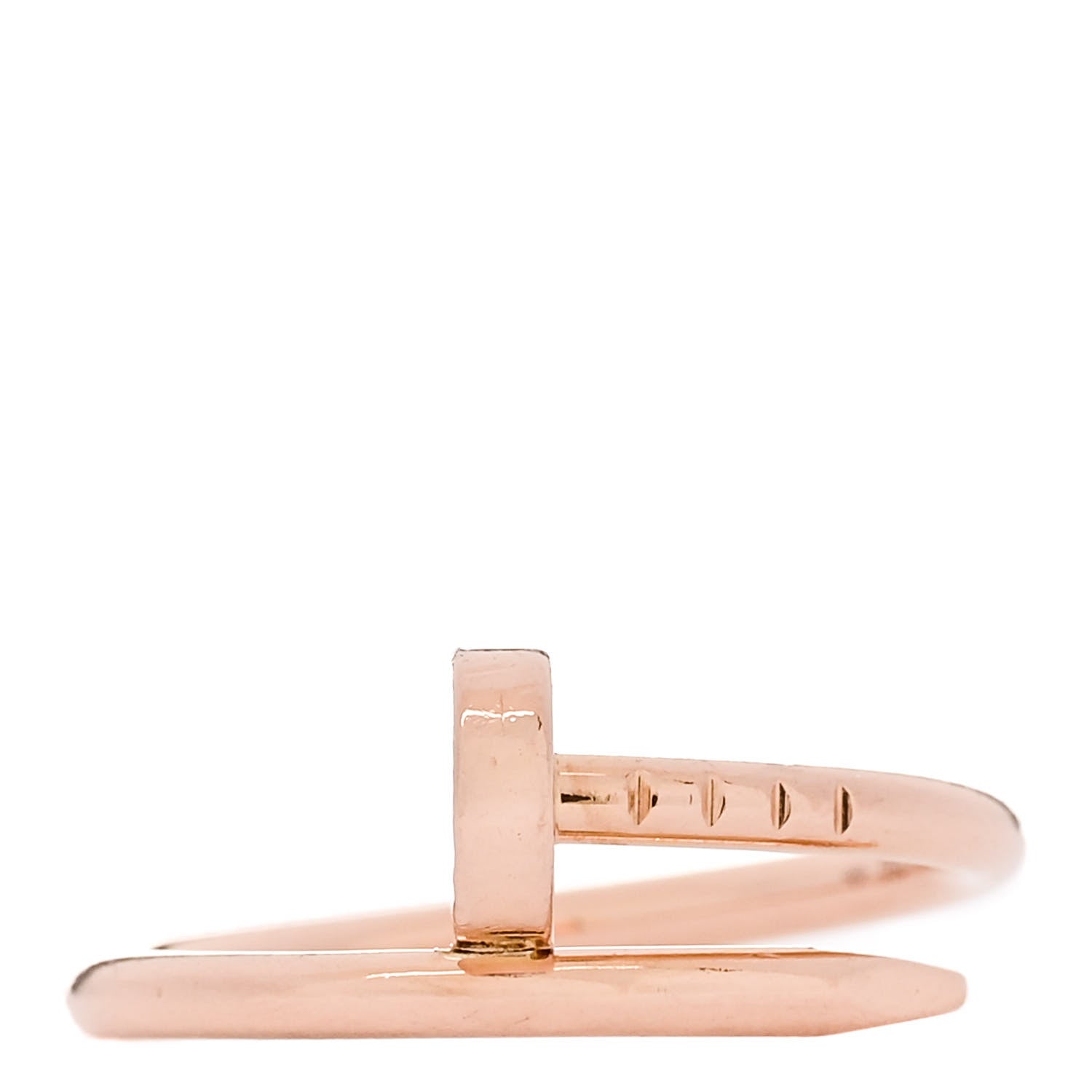 Cartier 18K Pink Gold Small Juste Un Clou Ring 48 4.5 1 of 5