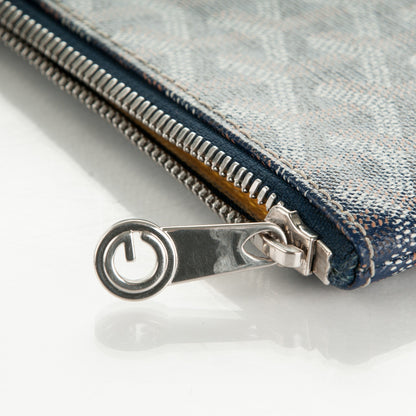 Goyard Goyardine Senat Pochette MM Navy 8 of 8