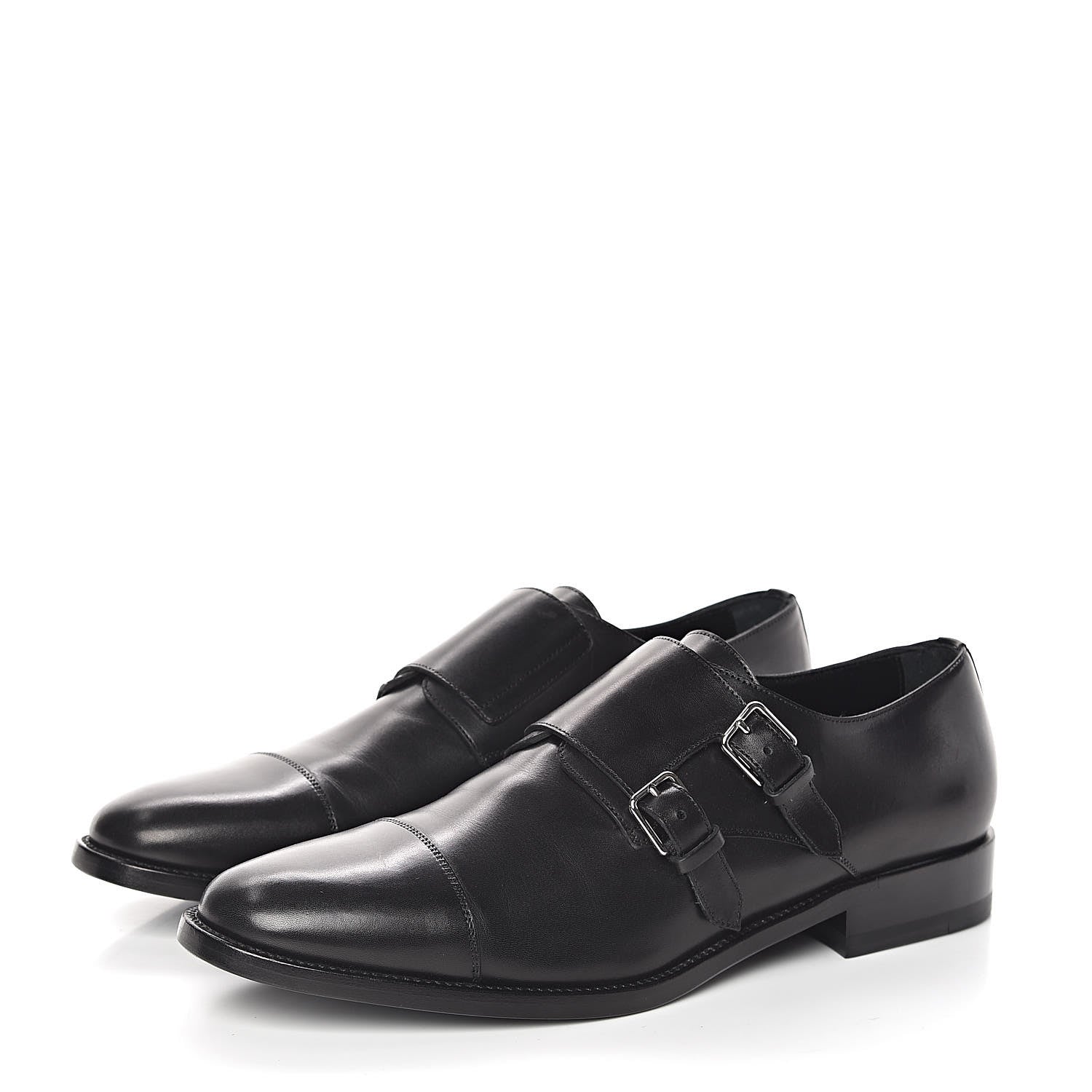 Saint Laurent Calfskin Mens Dylan 20 Monk Oxford 40 Black 3 of 10