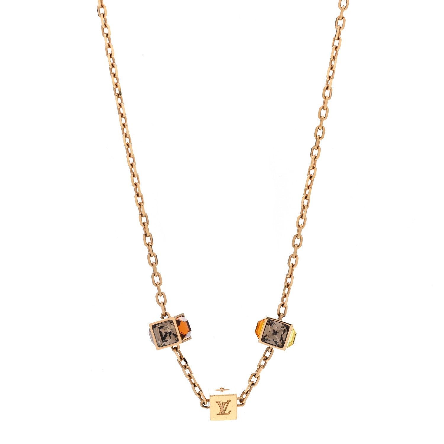 Louis Vuitton Swarovski Gamble Short Necklace Azur 1 of 4