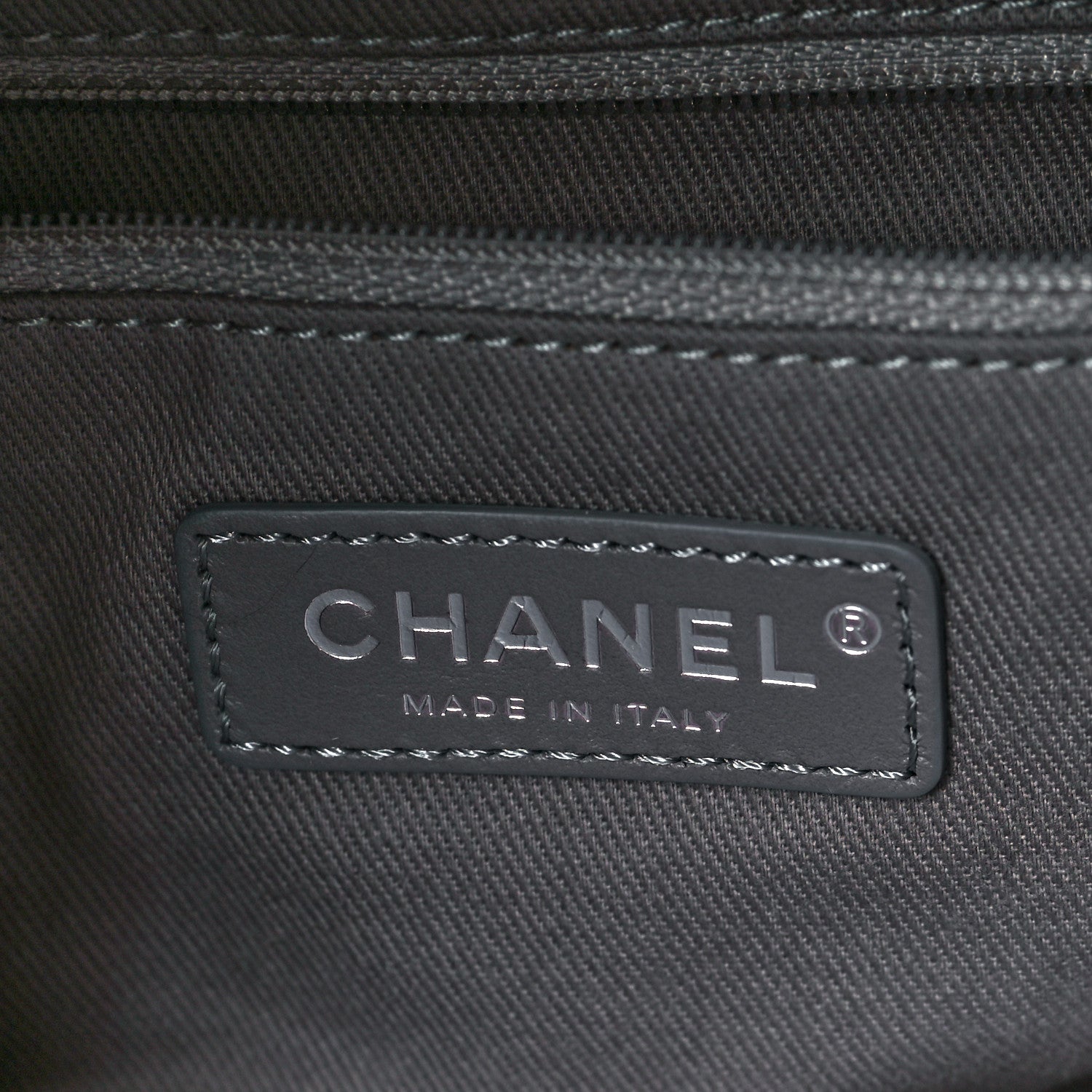Chanel Canvas Small Double Face Tote Gray 6 of 10