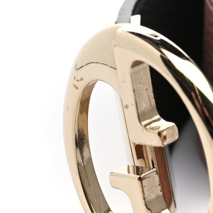 Gucci Calfskin 1973 Reversible Belt 80 32 Black Pink 8 of 8