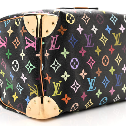 Louis Vuitton Monogram Multicolor Speedy 30 Black 8 of 9