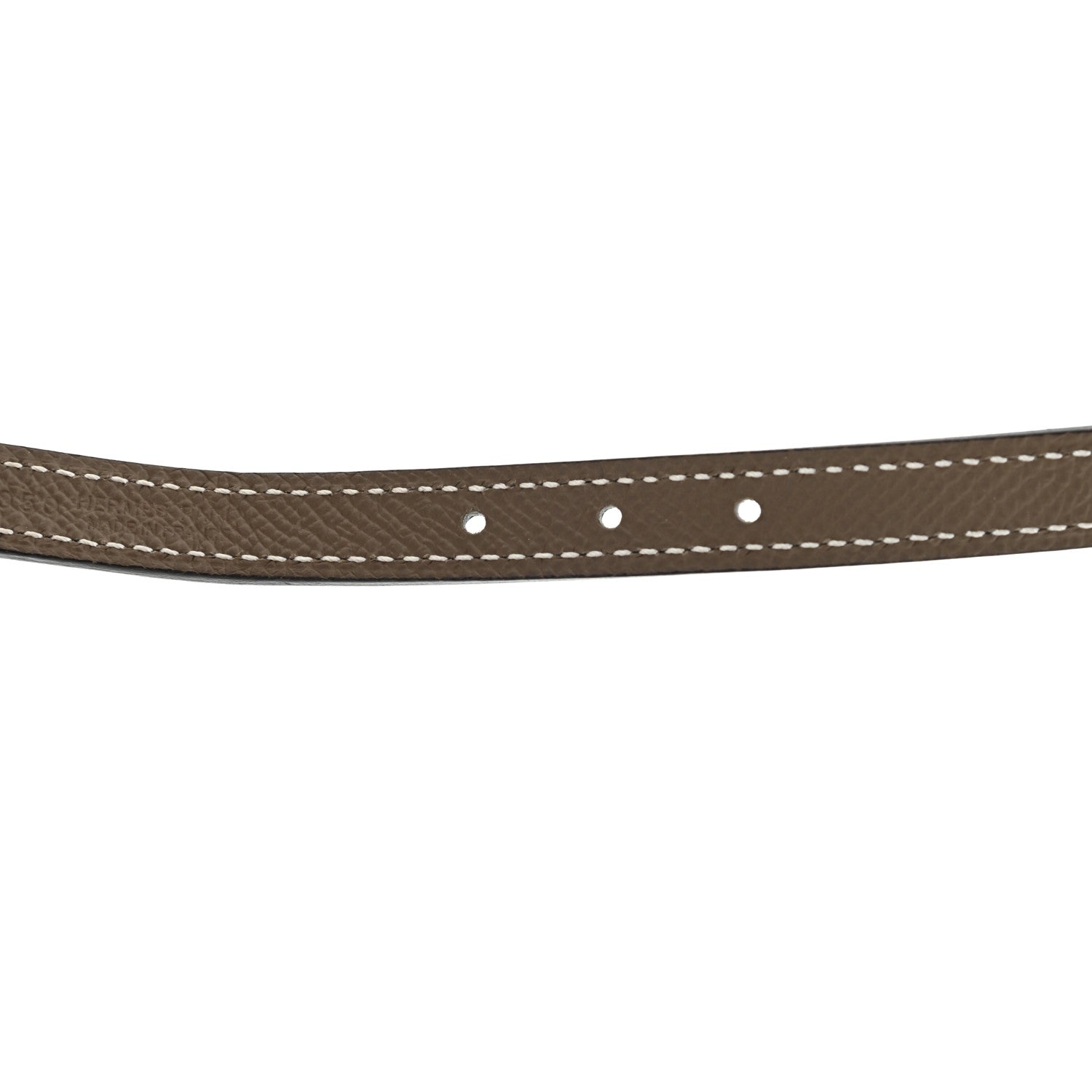 Hermes Swift Epsom 13mm Focus Belt 85 Black Etoupe 5 of 5