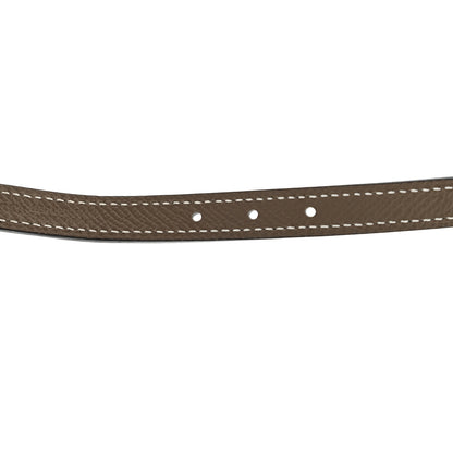 Hermes Swift Epsom 13mm Focus Belt 85 Black Etoupe 5 of 5