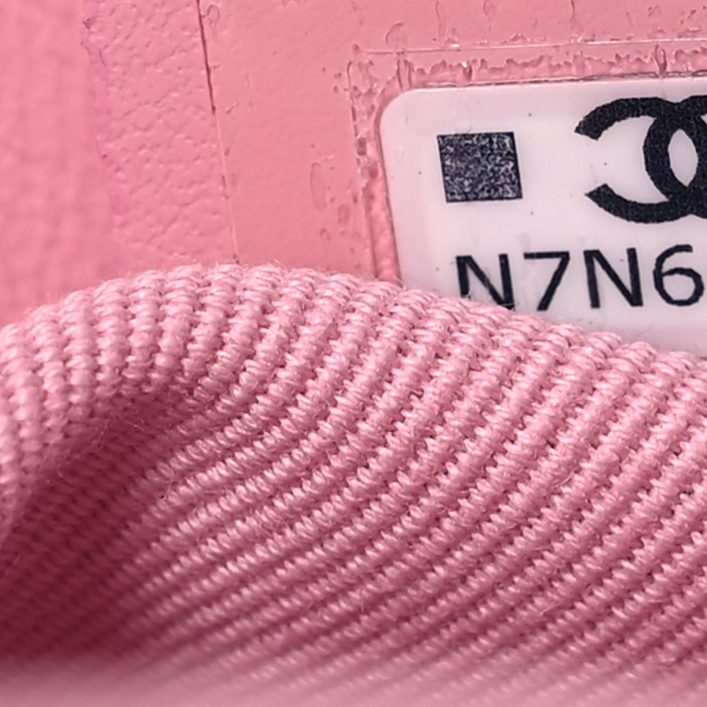 Shiny Lambskin Quilted Nano 31 Shopping Bag Pink