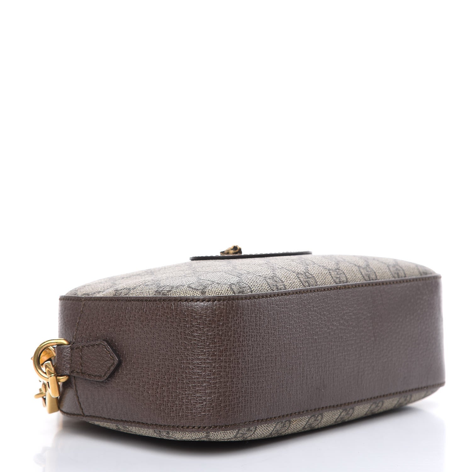 Gucci GG Supreme Monogram Web Neo Vintage Shoulder Bag Beige New Acero Crop 4 of 16
