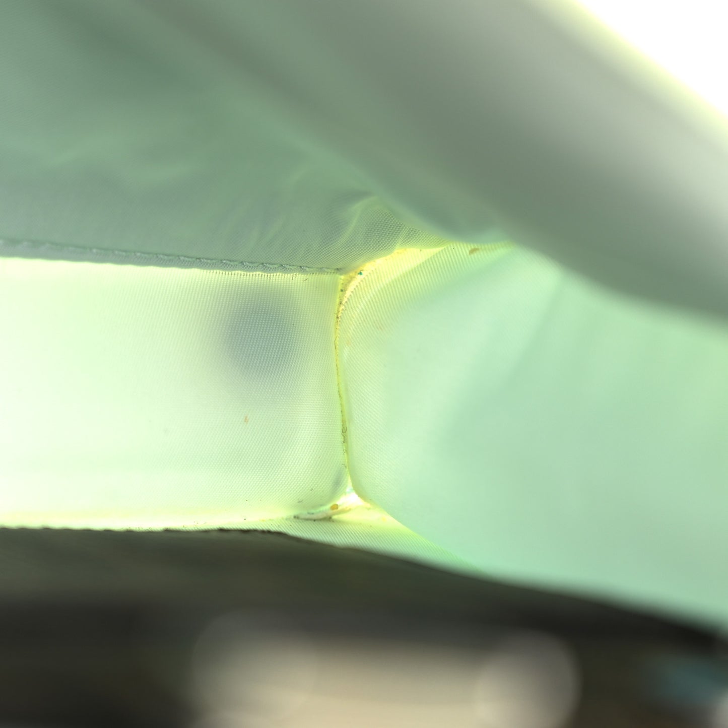 Nylon Vitello Cover Logo Embossed Mini Peekaboo I SEE U Satchel Baleari Black