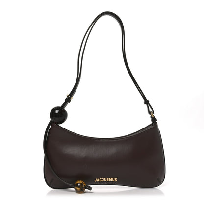 Jacquemus Smooth Calfskin Le Bisou Perle Medium Brown 1 of 9
