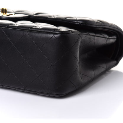 Chanel Lambskin Quilted Jumbo Double Flap Black 12 of 12
