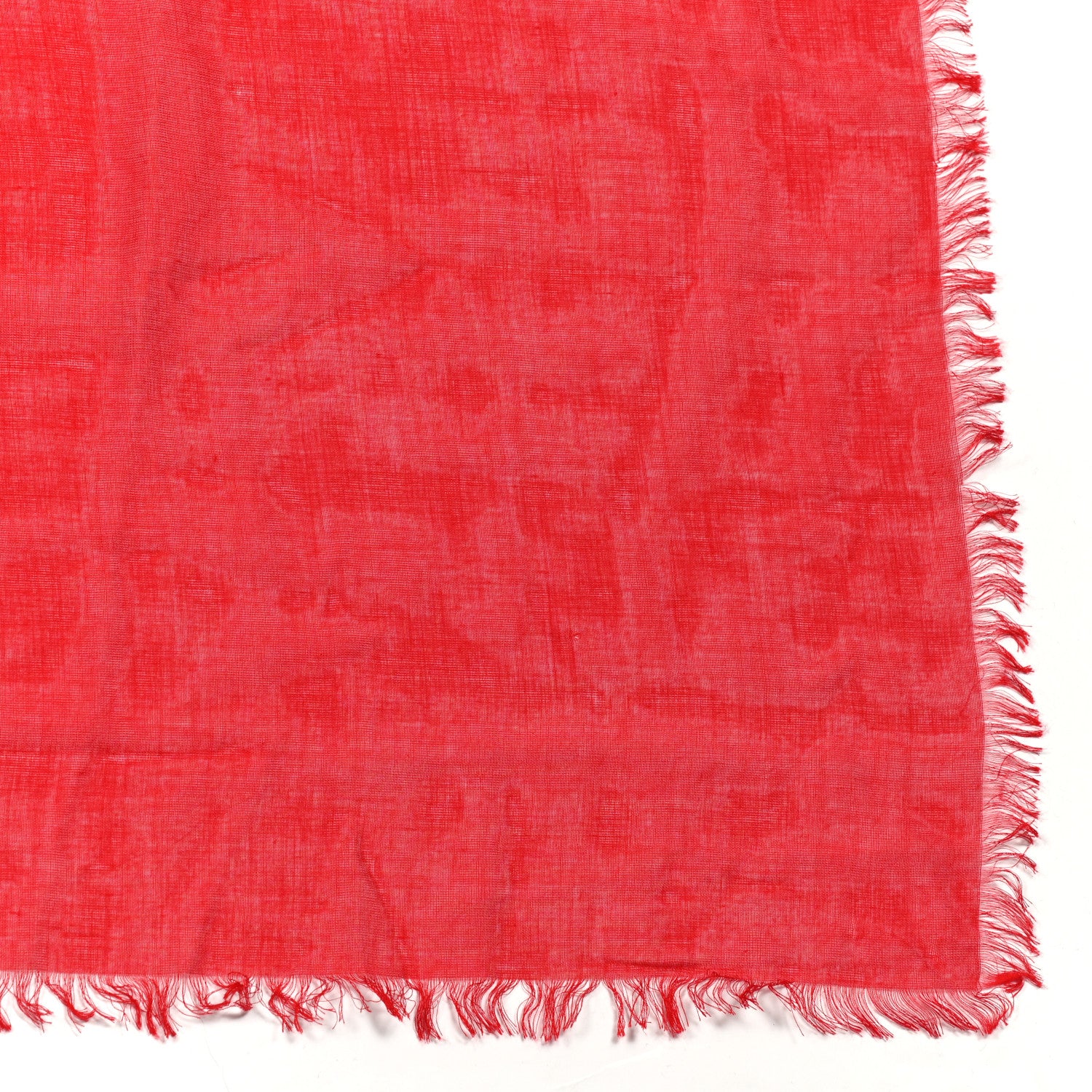 Gucci Modal Silk Coco Capitan Logo Square Scarf Flame 4 of 5