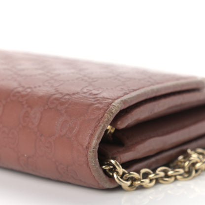 Gucci Guccissima Dice Chain Wallet Nude Pink 10 of 11