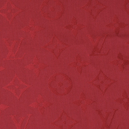 Louis Vuitton Silk Wool Monogram Shawl Pomme D'Amour 7 of 8