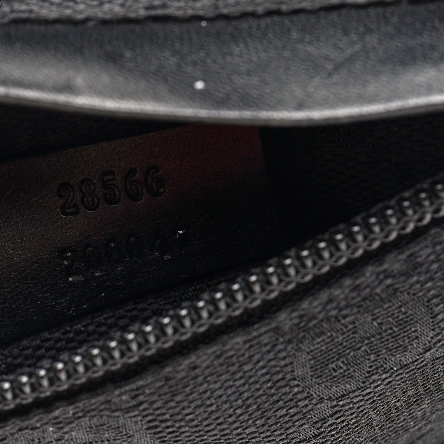 GG Monogram Double Pocket Belt Bag Black