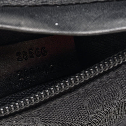 Gucci GG Monogram Double Pocket Belt Bag Black 8 of 11