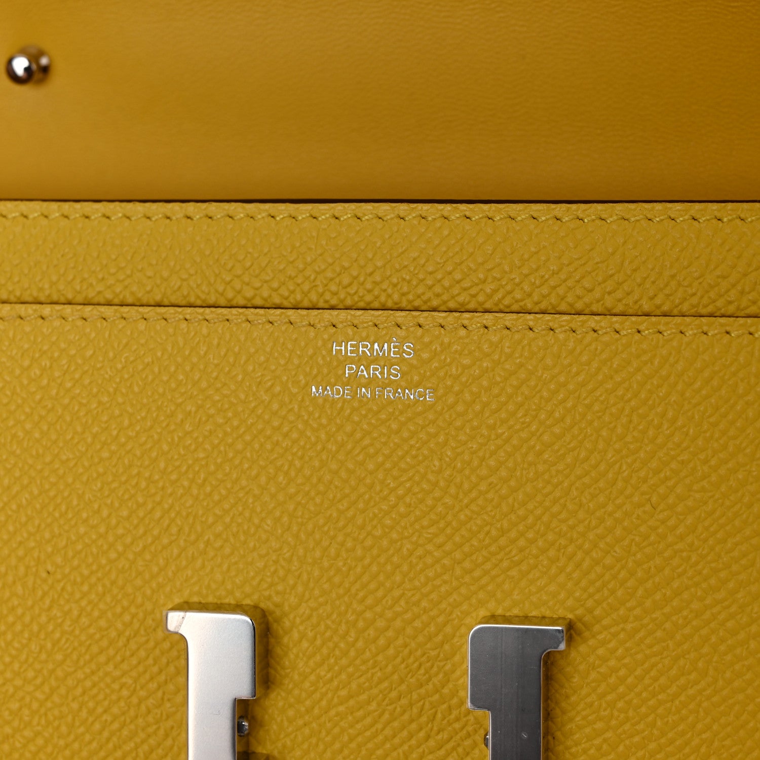 Hermes Epsom Constance Long Wallet To Go Wallet Jaune de Naples 6 of 10