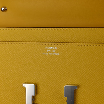 Hermes Epsom Constance Long Wallet To Go Wallet Jaune de Naples 6 of 10