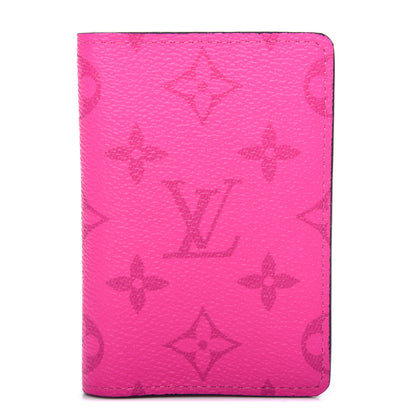 Louis Vuitton Taigarama Pocket Organizer NM Fuchsia 1 of 8