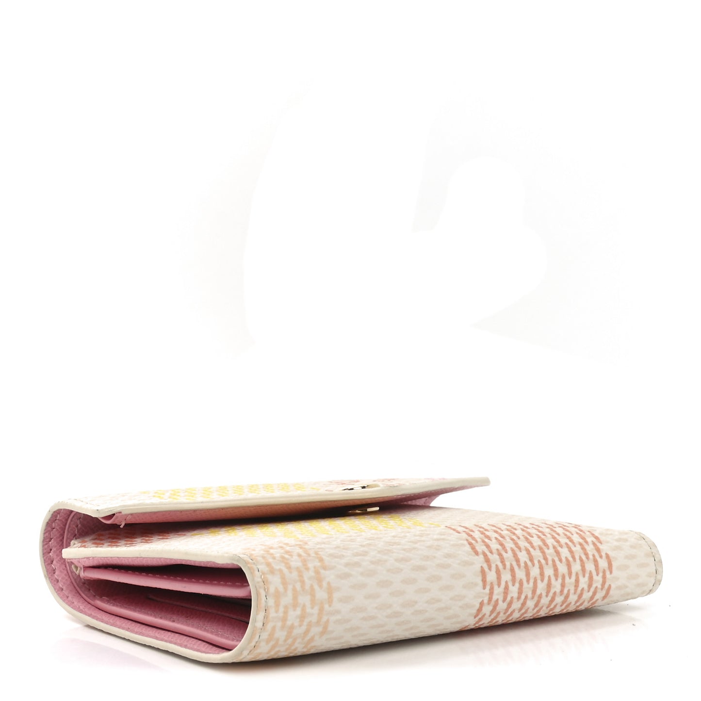 Giant Damier Victorine Wallet Peach Pink