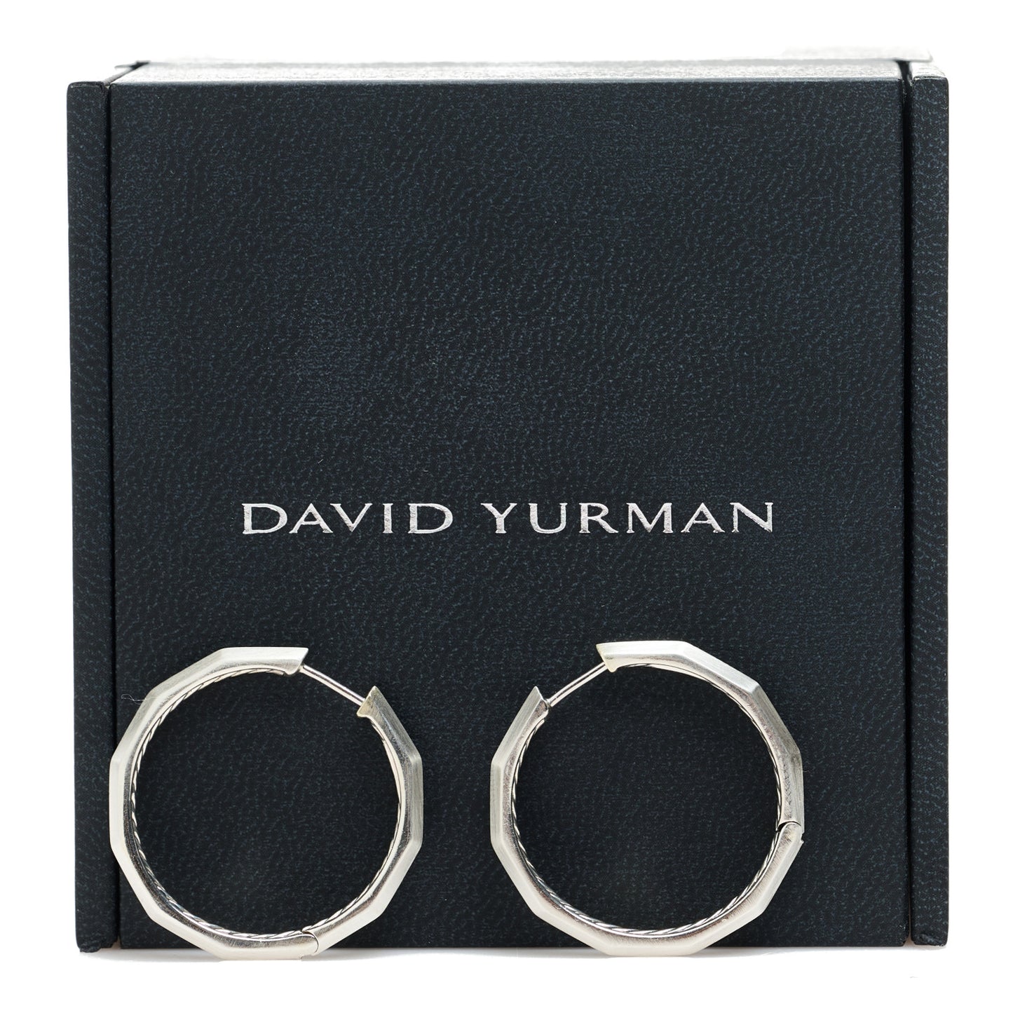 Sterling Silver Stax Hoop Earrings