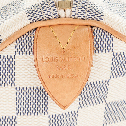 Louis Vuitton Damier Azur Speedy 30 5 of 7