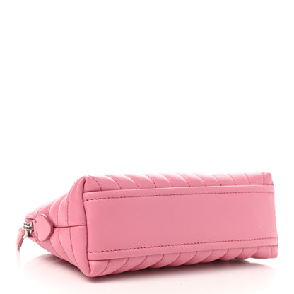 Prada Soft Calfskin Diagramme Wristlet Pouch Bag Begonia 4 of 7