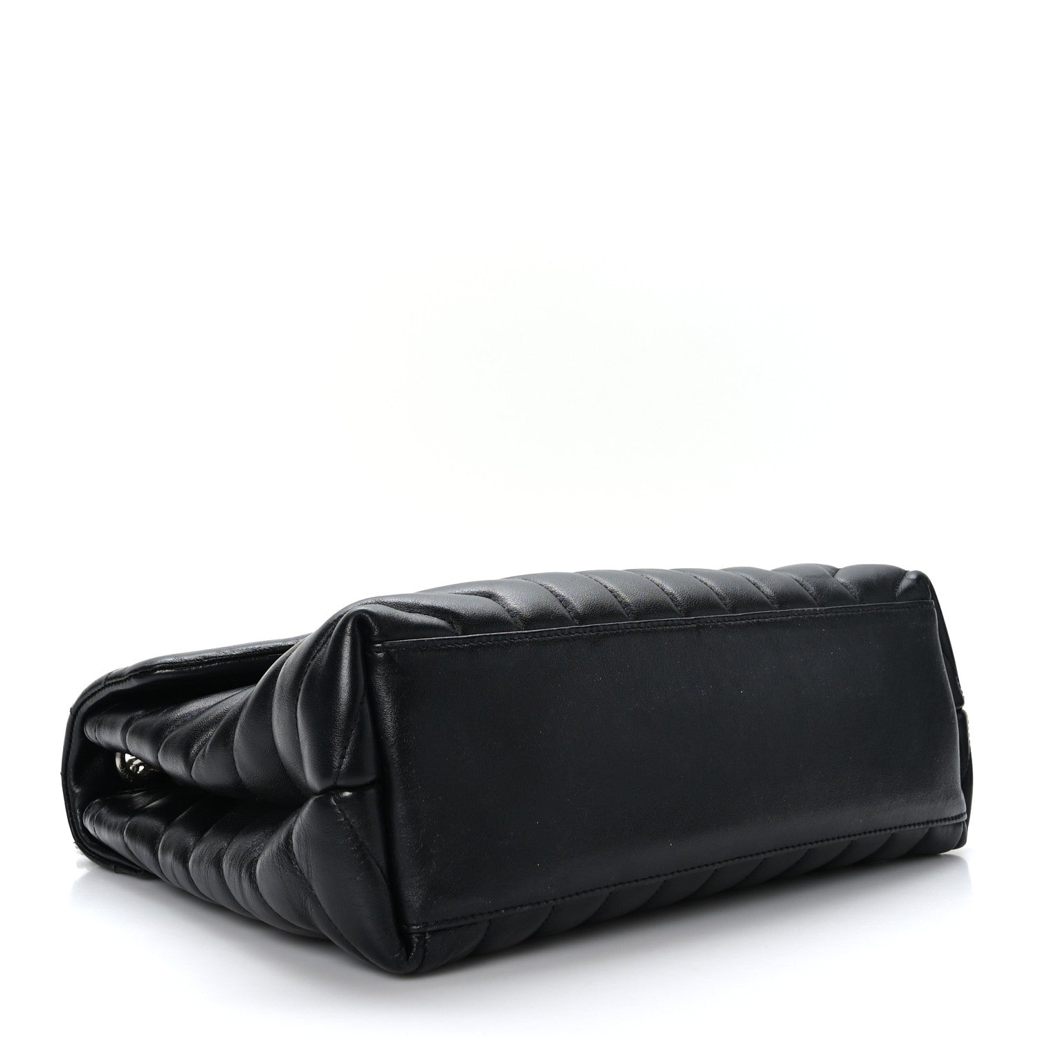 Saint Laurent Calfskin Y Quilted Monogram Medium Loulou Chain Satchel Black 4 of 11