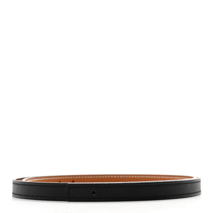 Hermes Epsom Swift 13mm Belt Strap 75 Gold Black 1 of 6