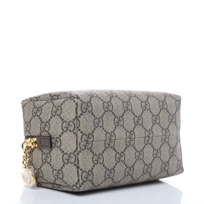 Gucci Soft GG Supreme Monogram Calfskin Medium Ophidia Cosmetic Case Beige Ebony New Acero 4 of 10