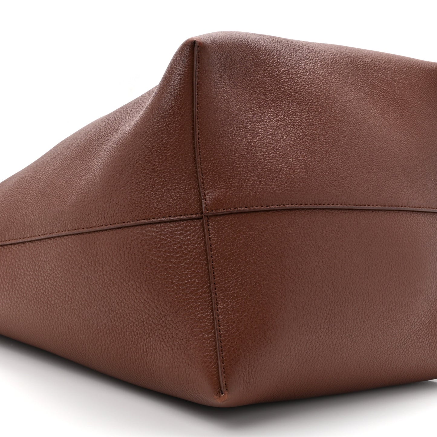 Calfskin Large N/S Park Tote Burnt Wood