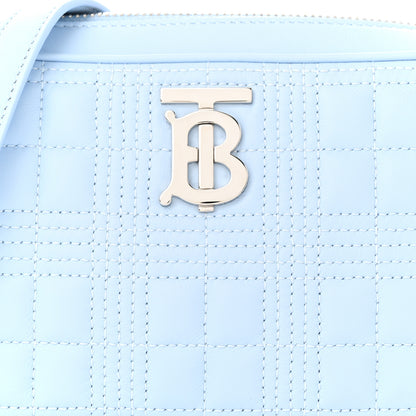 Burberry Lambskin Quilted Mini Lola Camera Bag Pale Blue 8 of 10