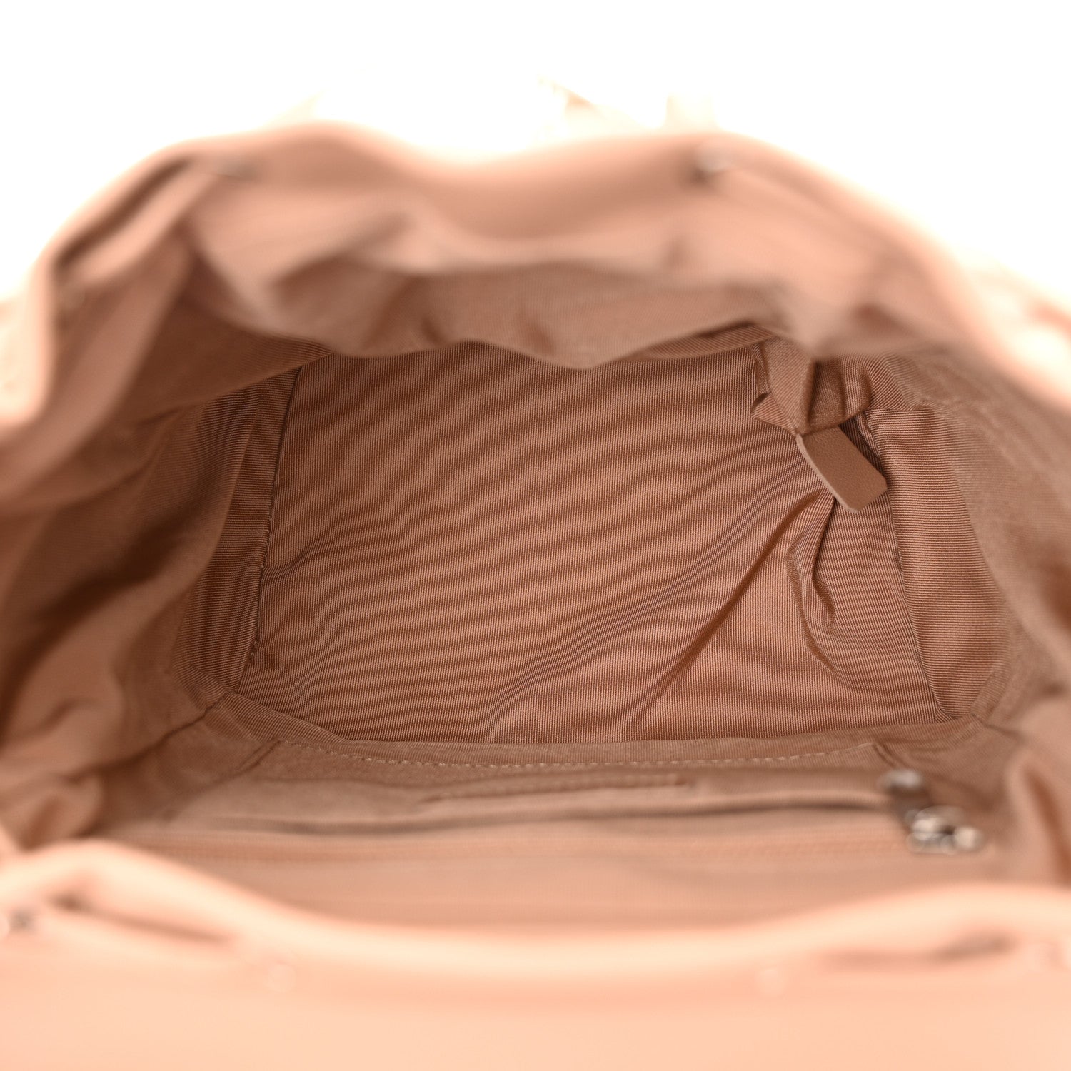 Chanel Calfskin Chevron Quilted Small Urban Spirit Backpack Beige 5 of 14