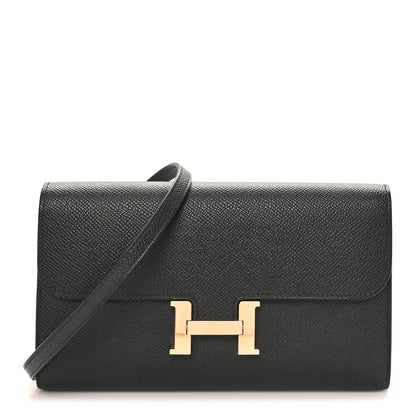 Hermes Epsom Constance Wallet To Go Black 1 of 9