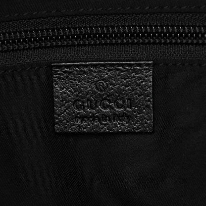 Gucci Nylon Monogram Large Web Handle Vertical Tote Black 7 of 7
