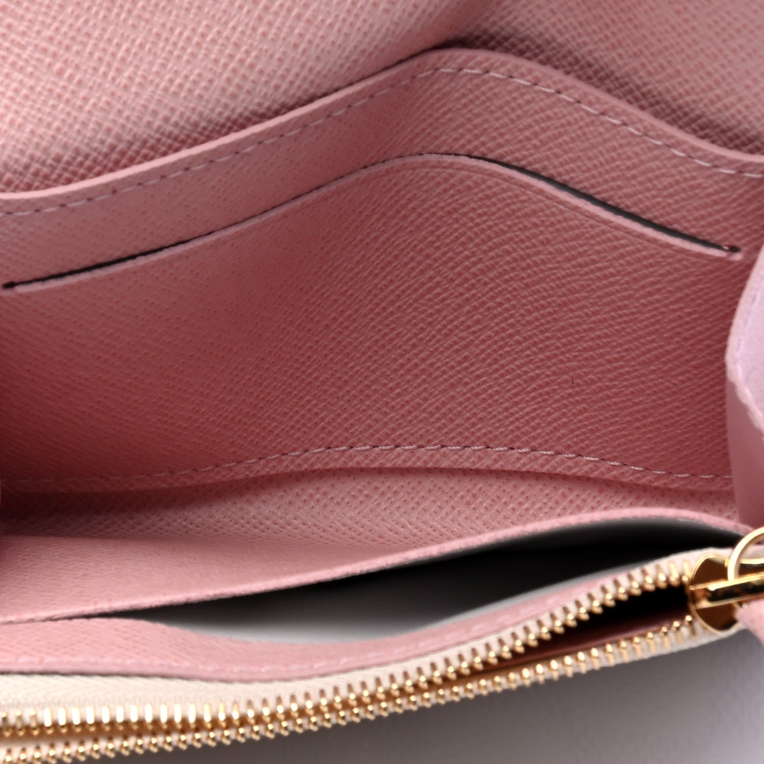 Louis Vuitton Damier Azur Rosalie Coin Purse Rose Ballerine 3 of 5