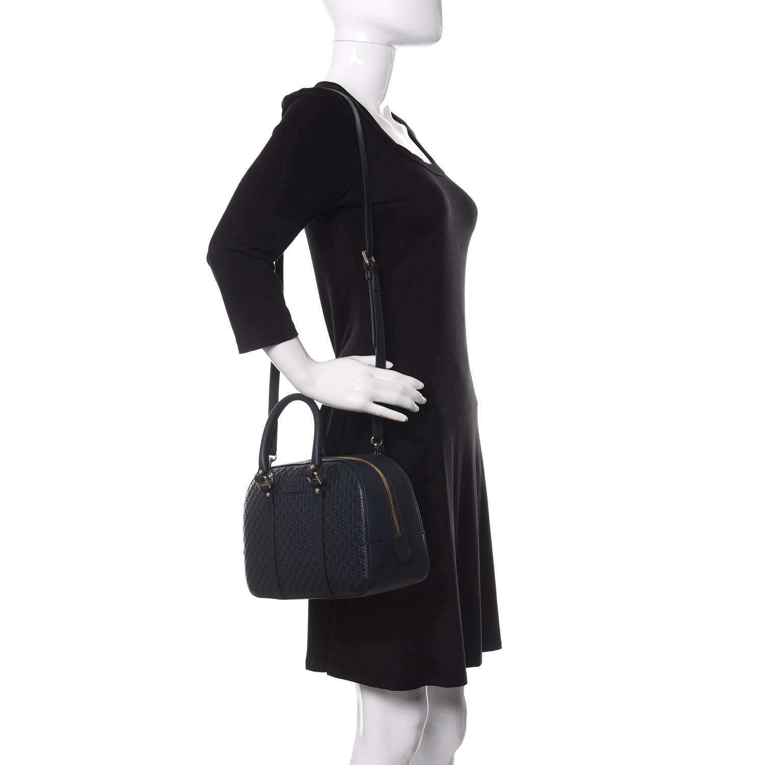 Gucci Microguccissima Medium Crossbody Bag Blue 2 of 11