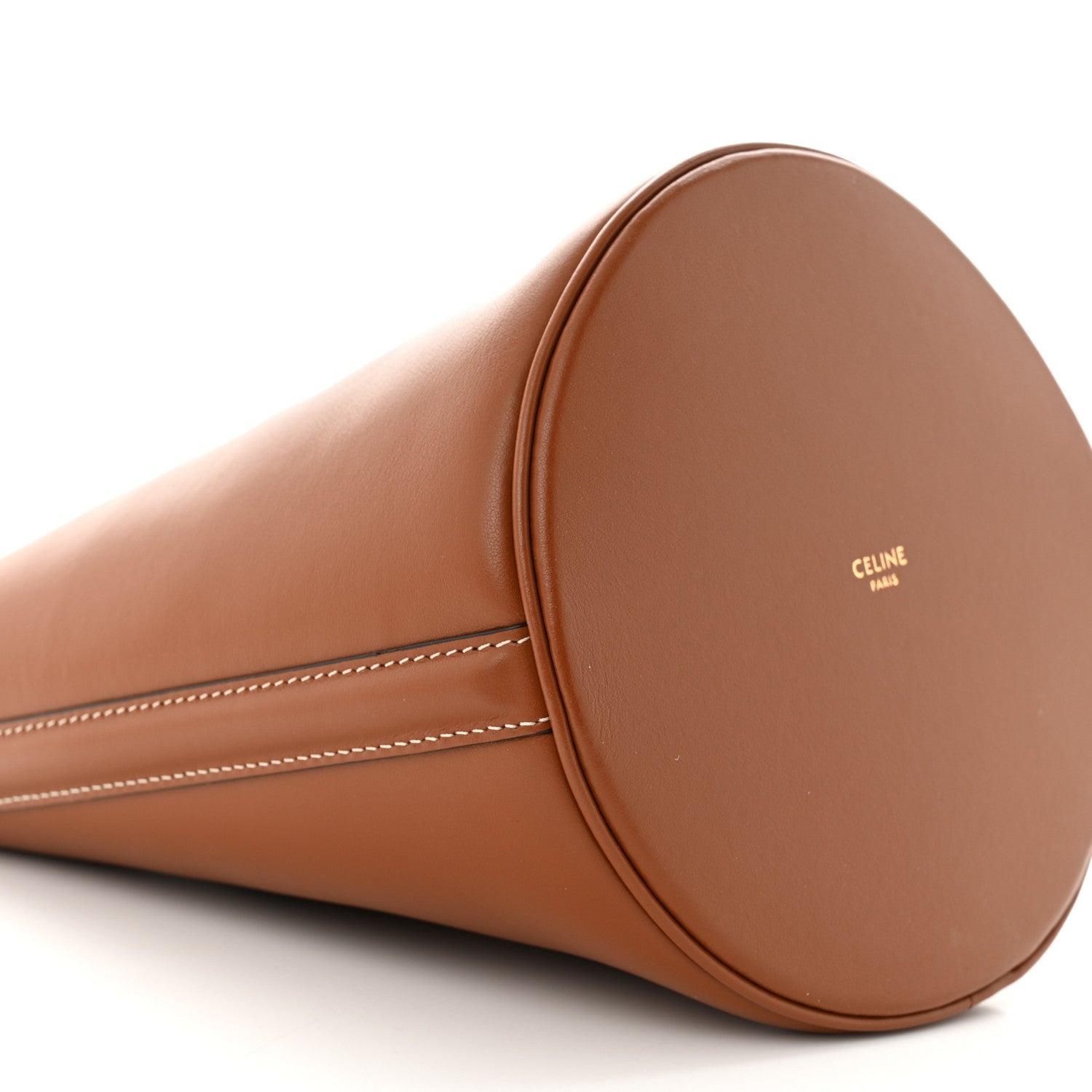 Celine Smooth Calfskin Teen Bucket 16 Tan 9 of 10