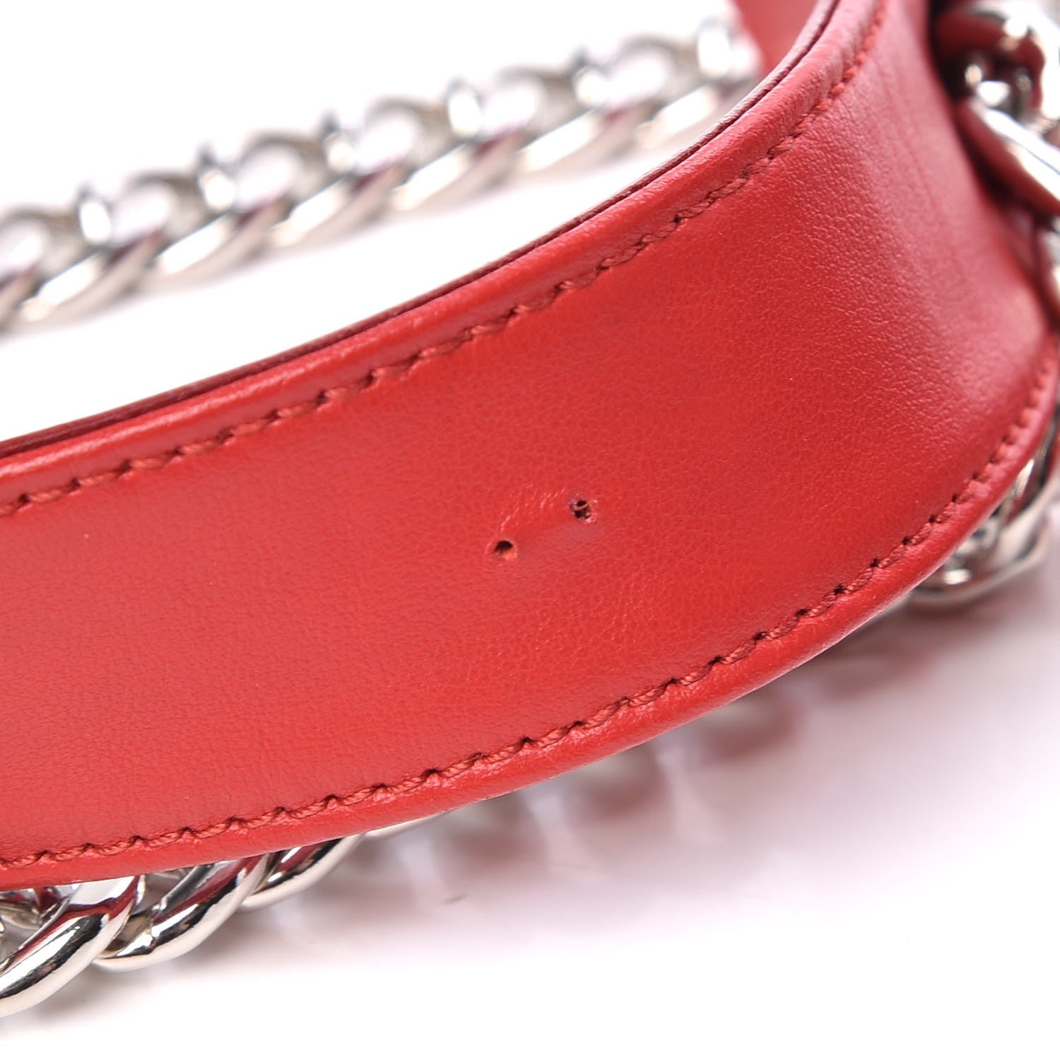 Prada Soft Calfskin Diagramme Crossbody Bag Rosso 7 of 8