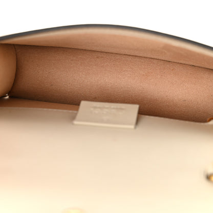 Gucci Calfskin Super Mini Sylvie Chain Shoulder Bag White 5 of 14